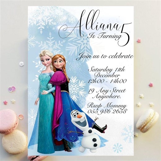 Ice Princess Birthday Invitation | Editable Winter Snow Queen Party (digital Download) - Etsy
