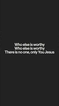 Who Else - Gateway Worship | Piano Instrumental (Chorus)