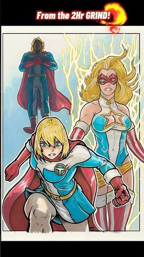 Tomorrow Girl from the 2Hr Grind! #AntarcticPress #TomorrowGirl #TomorrowMan #KamenAmerica