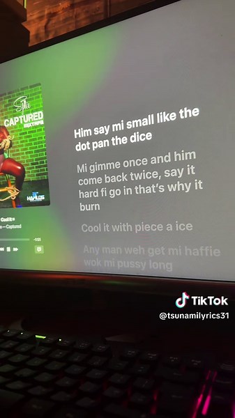 Cool It-Spice #fyp #foryou #tsunamilyrics31 #lyrics #applemusic #song #spice #dancehall