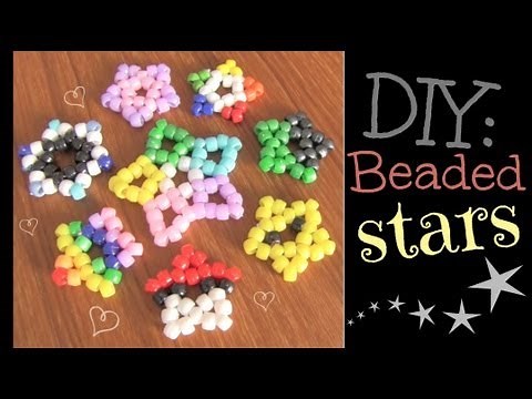 BEADED STAR CHARM - Kandi Pendant - How To