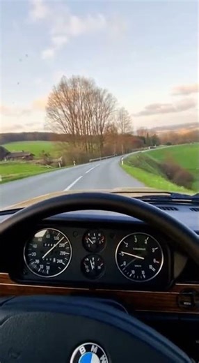 1978 BMW 320i Germany Vintage Drive POV