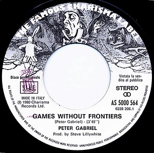 Peter Gabriel / Skiantos - Games Without Frontiers / Mi Piaccion Le Sbarbine