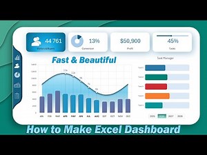 Simple Way to Create Excel Dashboards Fast and Beautiful