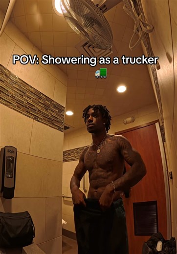 Shower Routine for Truck Drivers on the Road