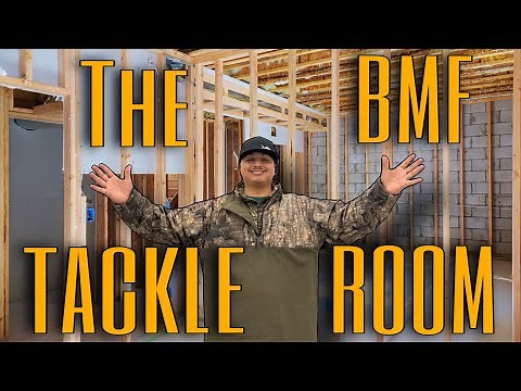 MY CUSTOM TACKLE ROOM! (DIY)