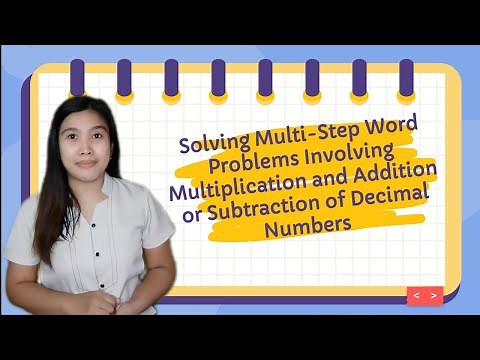 Solving Multi-Step Problems || Multiplication and Addition/Subtraction of Decimal Numbers || AGONSA