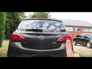 Outer right tail light bulbs change Opel Corsa E