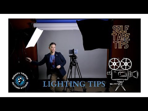 Self Tape Lighting: 2 Light Setup for Home Taping Studios