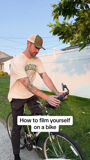 How to film yourself on a bike 🚲 📸 #film #cinematography