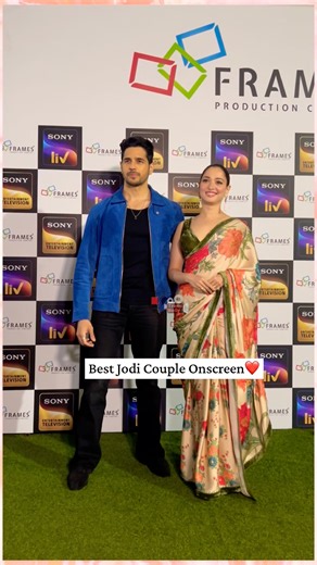 #bestjodi Couple❤️ Onscreen #tamannaahbhatia with #siddharthmalhotra At #indiabestdancer