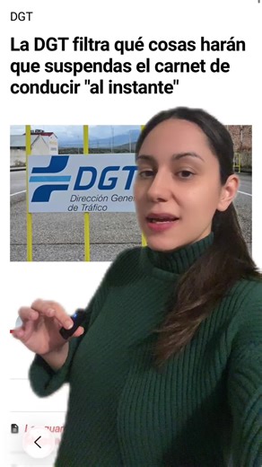La DGT ha filtrado las razones por las que suspendes el carnet de conducir #dgt #carnetdeconducir #elmotero