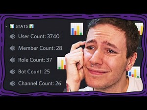 Contadores (STATS) de usuarios en DISCORD en 2 minutos