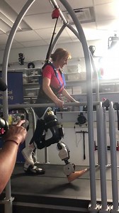 The last person to try this new AI bionic leg developed by the University of Michigan was Scott Kelly! #whoworeitbetter @in2itivecontent @crashtestworld #crashtestgirl | Kari Byron