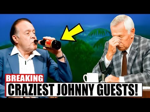 “Johnny Carson’s Wildest Drunk Guests Ever Caught on Camera!”