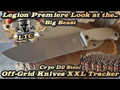 Legion Premiere Look at the Off Grid Knives XXL Tracker in Cryo D2 Steel
