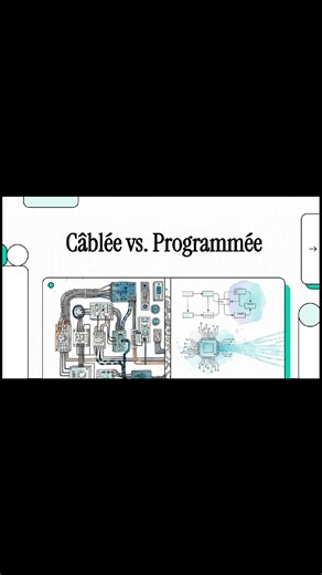 Logique câblée vs Logique programmée #mécanique #tech #industrie #industriel