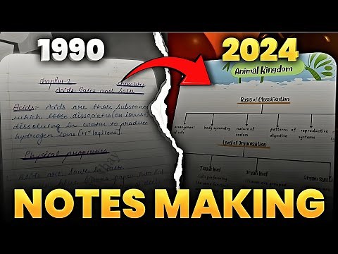 STOP making NOTES like 1990s!🚷 Learn How to make notes? 🔥