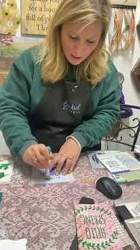 Seasonal Frame Inserts– DIY Stencil & Transfer Craft Tutorial