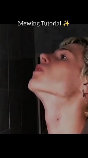 mewing Tutorial for beginners ✨🔥#glowup