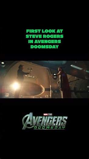 First look at Thor meeting Steve Rogers in Avengers Doomsday #avengers