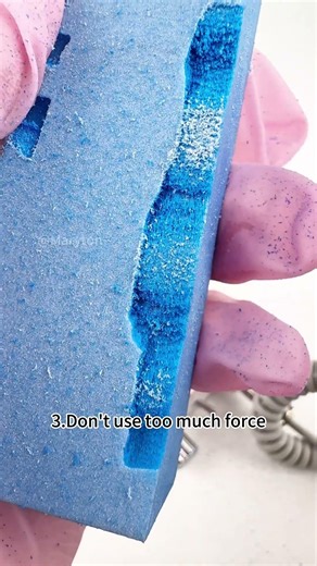How to use sanding bands correctly❓🧐#sanding #nailbits #naildrillbits #nailfile #nailtools #nailtech