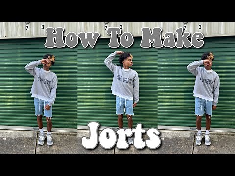 HOW TO MAKE JORTS || STYLING JORTS||.