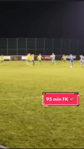 95th minute free kick? Easy 🎯 #goals #finnharpsfc