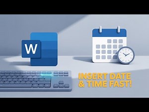 How to Insert Date & Time in MS Word Using Keyboard Shortcut | Quick Tutorial