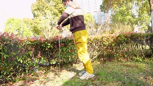 Solid Stainless Steel Soil Probe Rod, Adjustable 17-32-48 Inch, Septic Tank Probe Rod, Ground Probe with T-Handle Locating for Underground Pipes/Gopher Runs, Soil Compaction Probe