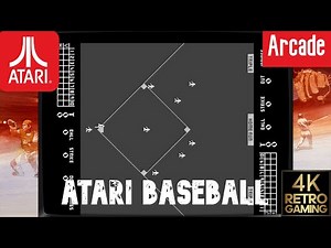 Baseball Arcade ( Atari 1979 ) 4k Gameplay