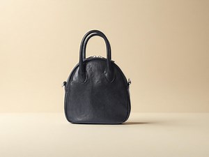 Shell Bag: Full-grain Leather Crossbody Purse With Top Handle - Etsy