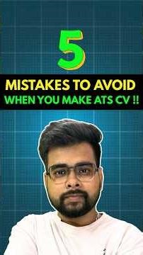 5 Common ATS Resume Mistakes That Are Costing You JOB INTERVIEWS