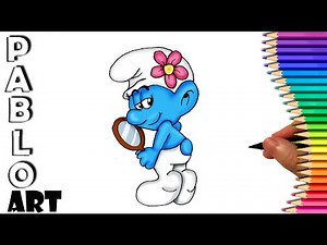 How to draw Vanity Smurfs from 🍄 The Smurfs | Learn to Draw step by step