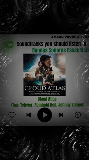🎶🎬 Soundtracks You Should Listen To ✨ Cloud Atlas. A melodia que atravessa séculos. Uma obra-prima sobre o eterno retorno. 🎻 ✨ Cloud Atlas. A melody that echoes through centuries. A masterpiece on the eternal return. #CloudAtlas #FilmScore #Cinematic | Amado Productions
