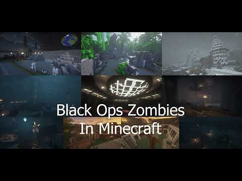 COD Zombies // 10 Playable Maps // Vanilla Minecraft
