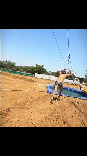 Finally We Install Zipline In Our Personal Water Park 🤑