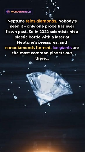 Neptune Rains Diamonds - Scientists Just Proved It With a Plastic Bottle