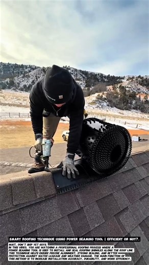 Smart Roofing Technique Using Power Seaming Tool | Efficient or Not?.