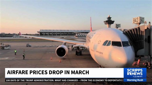 Airfare prices decline ahead of summer travel season