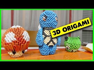 TUTORIAL 3D ORIGAMI | Haz tus propias figuritas de papel😍😍