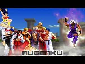 God Akuma vs Shin Ryu, Sagat, Evil Ryu, Angel Ken, Wonder Woman! Street Fighter MUGEN Multiverse