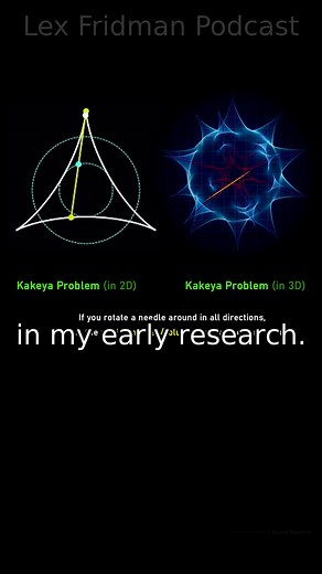 First hard mathematics problem Terence Tao encountered - clip from Lex Fridman Podcast #472 with Terence Tao. Guest bio: Terence Tao is widely considered to be one of the greatest mathematicians in history. He won the Fields Medal and the Breakthrough Prize in Mathematics, and has contributed to a wide range of fields from fluid dynamics with Navier-Stokes equations to mathematical physics & quantum mechanics, prime numbers & analytics number theory, harmonic analysis, compressed sensing, random