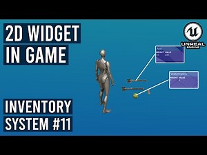 2D Widget with Dynamic Line in Unreal Engine 5.3 - Inventory System #11 #ue5