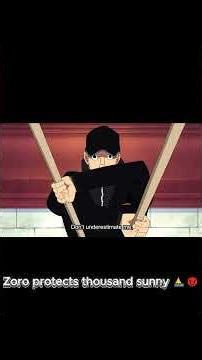 Zoro Defends the Thousand Sunny | Epic One Piece Moment