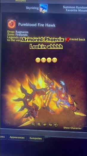 %1 MOUNT DROP from 🔥 Firelands 🔥 #wow #warcraft #mounthunting