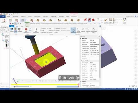 Mastercam 2019 Mill Essentials Training Tutorial 5 - 2D High Speed Area Mill