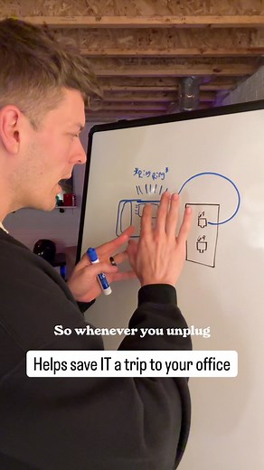 Be a Good Office Mate: Secure Ethernet Cables Properly