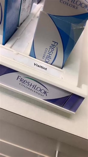 #contacts #optometry #freshlooks contact lens insertion