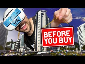Cities Skylines BUT In Virtual Reality! | Cities VR Quest 2 Gameplay & First Impressions